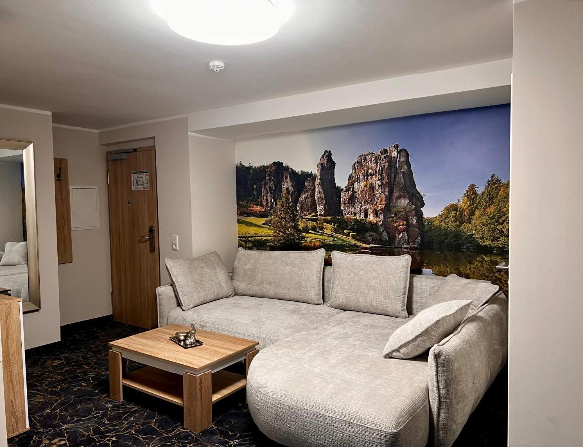 Gaestehaus Am Kurpark Hotel Garni Horn-Bad Meinberg Eksteriør bilde