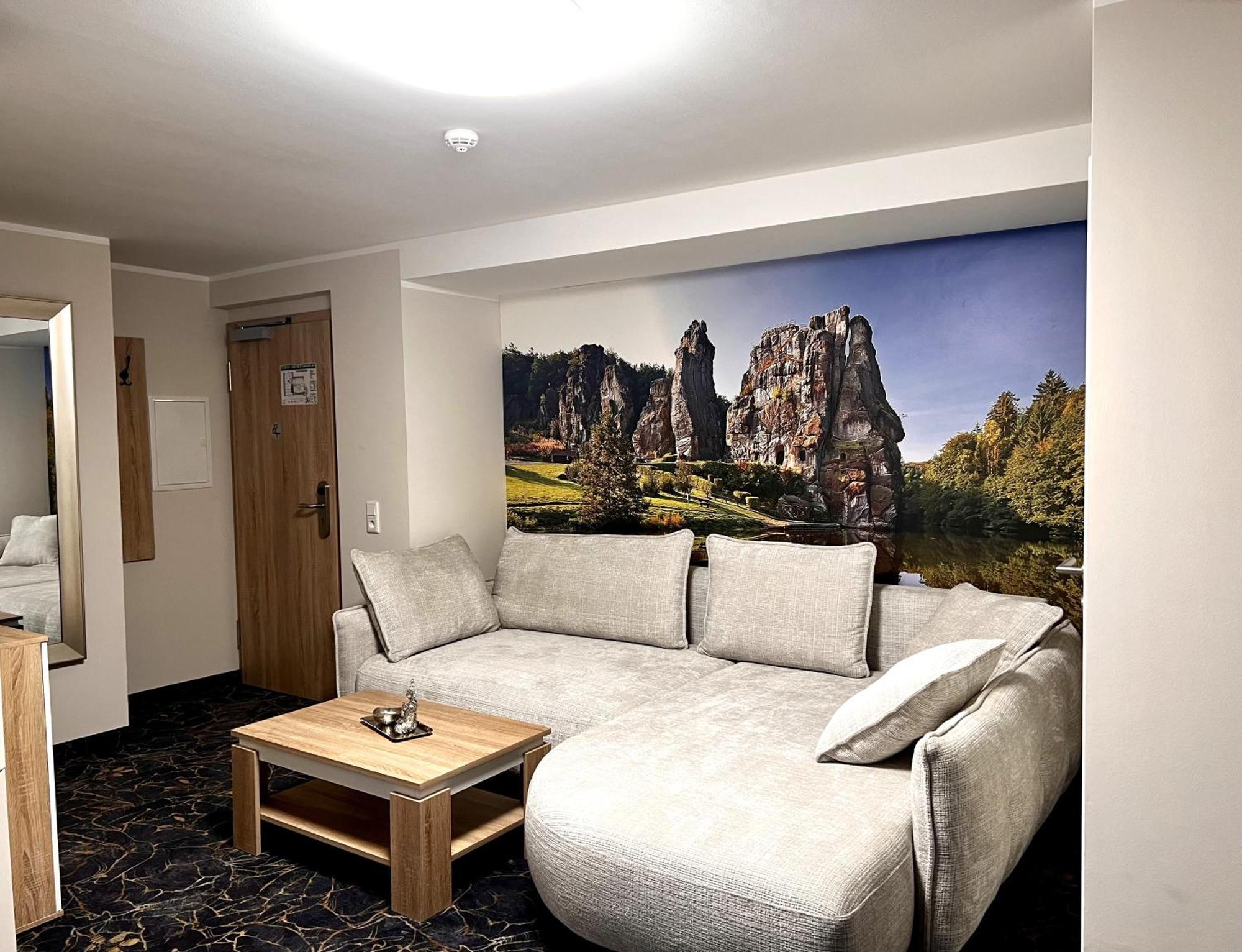 Gaestehaus Am Kurpark Hotel Garni Horn-Bad Meinberg Eksteriør bilde